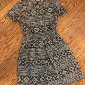 Aztec-print Dress